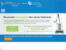 Tablet Screenshot of coloradodermatologyinstitute.com
